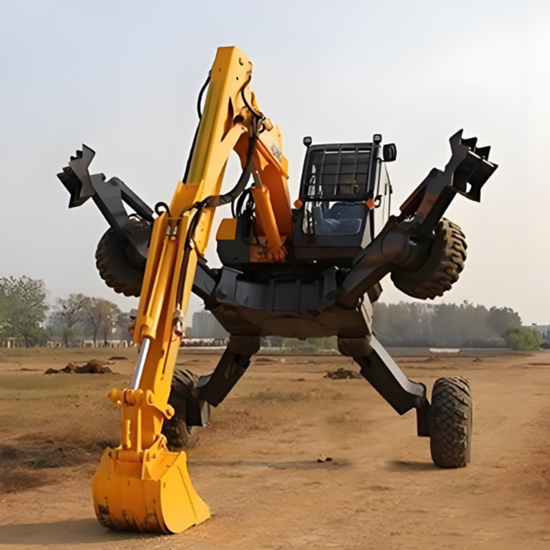 步履式搶險(xiǎn)救災(zāi)挖掘機(jī)(機(jī)器人)